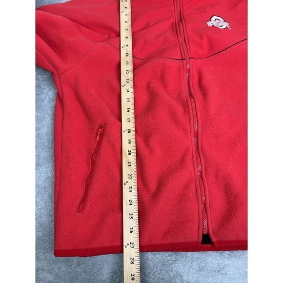 Vintage Y2K Nike Ohio State Buckeyes Full Zip Jacket Men's Size Large Red - Picture 11 of 11